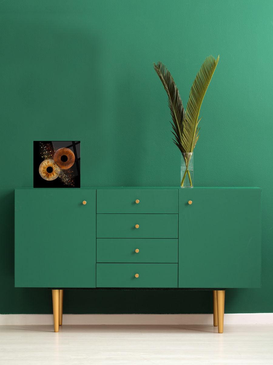 2-Persoons Collision Iris Foto Artwork Acrylblok - IrisArtwork