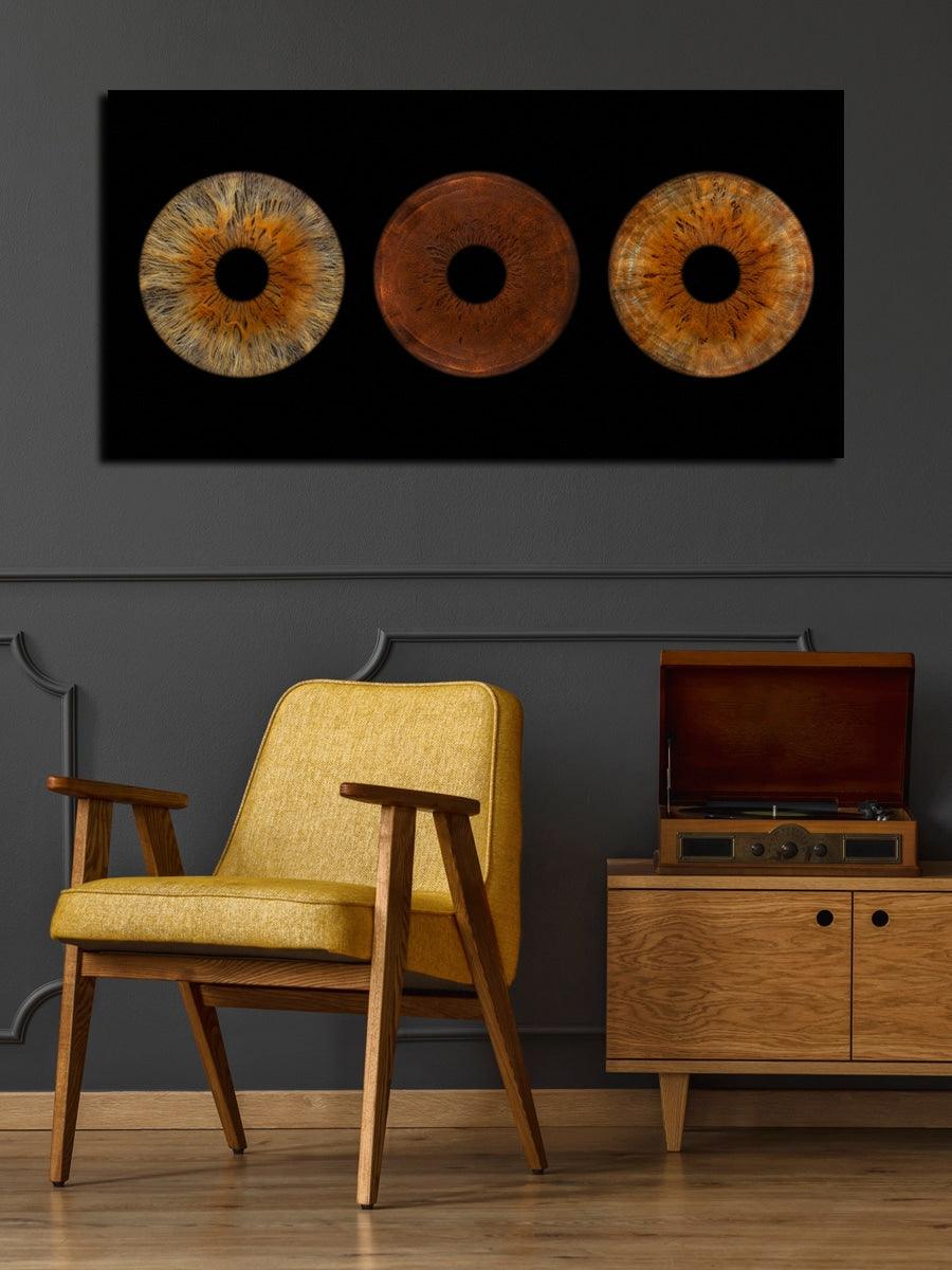 3-Persoons Iris Foto Artwork Museumglas - IrisArtwork
