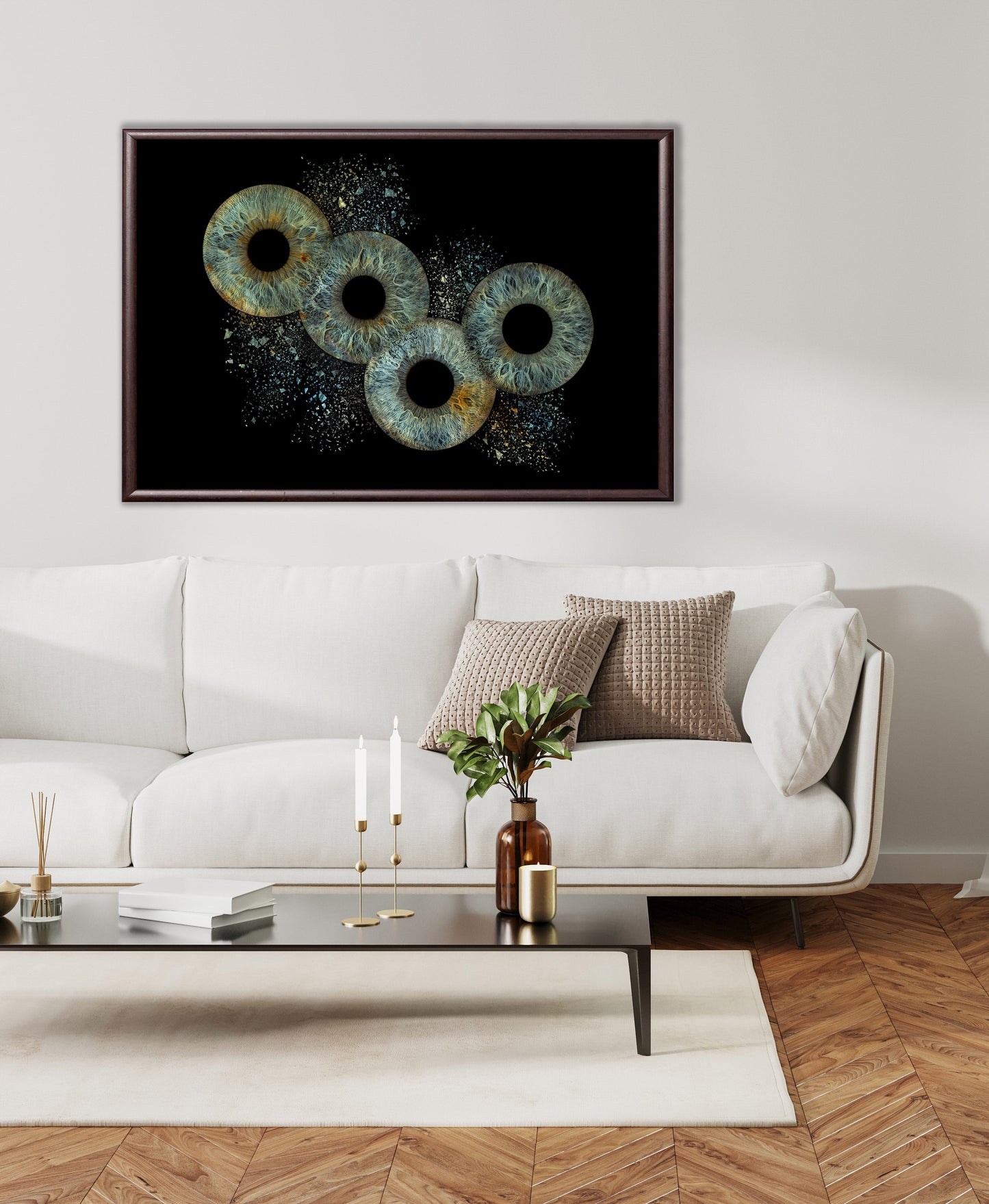 4-Persoons Collision Iris Artwork Fine Art Fotopapier IrisArtwork