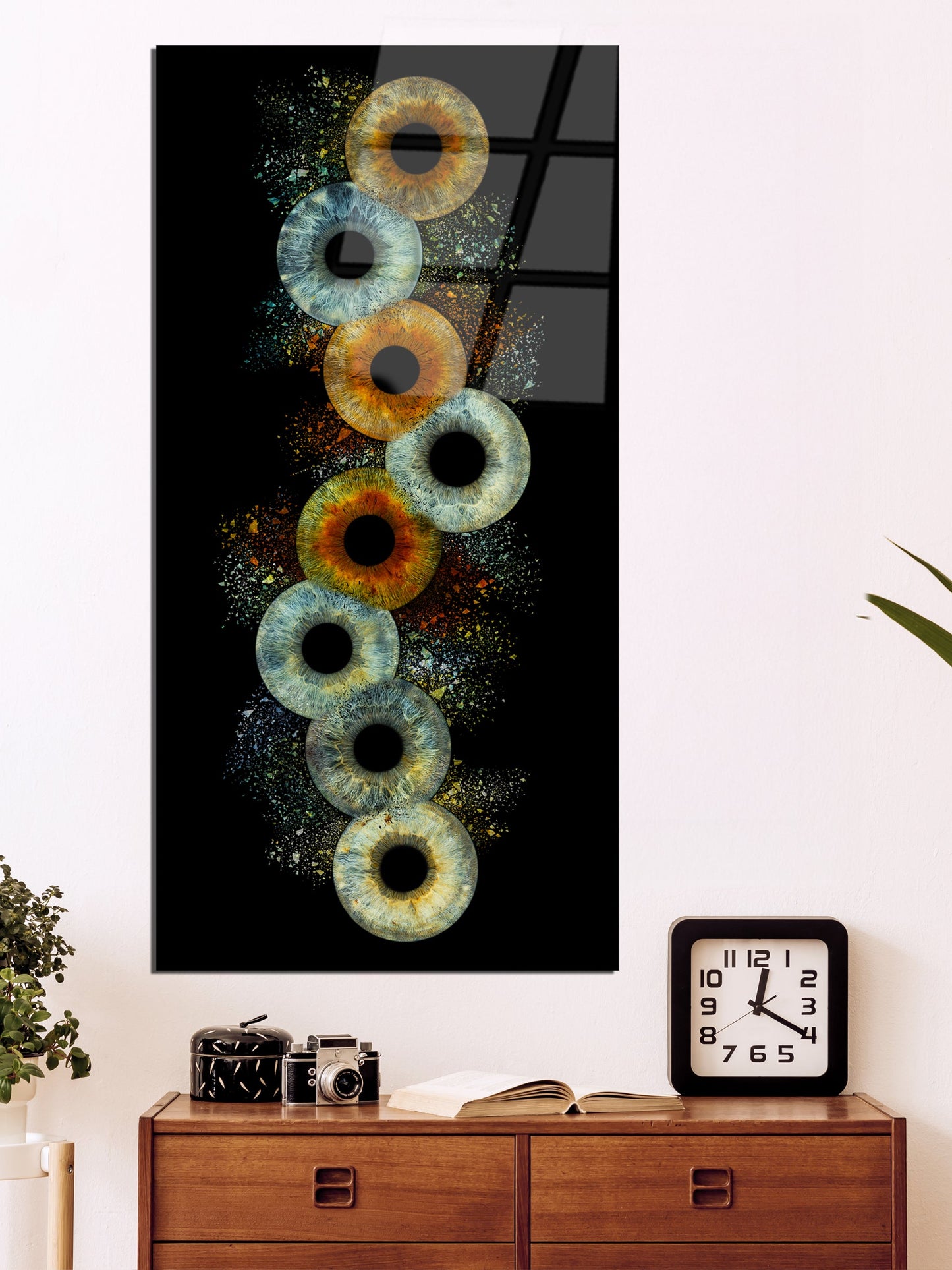 8-Persoons Collision Iris Foto op Plexiglas IrisArtwork