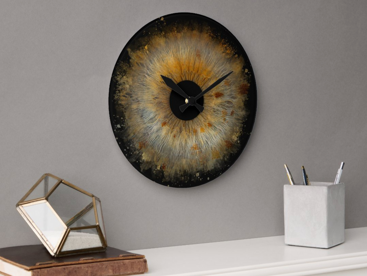 Aftersale geschenken IrisArtwork – iris wandklok