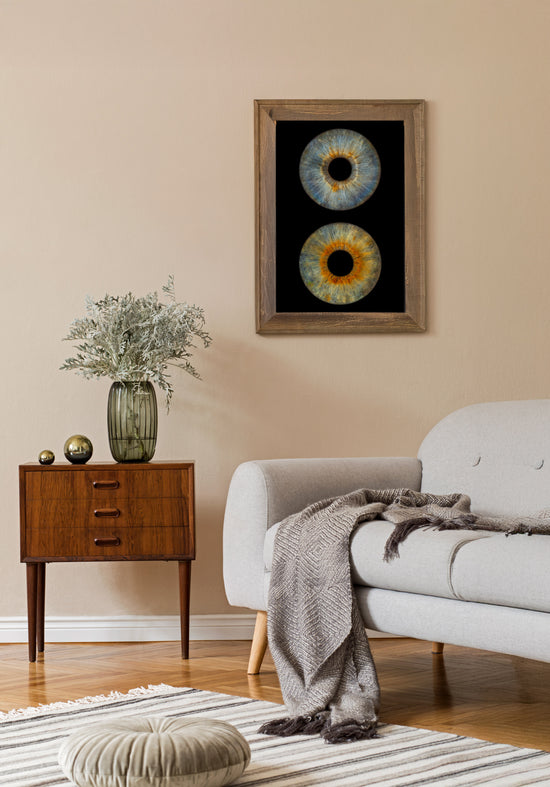 2-Persoons Iris Foto Artwork Poster