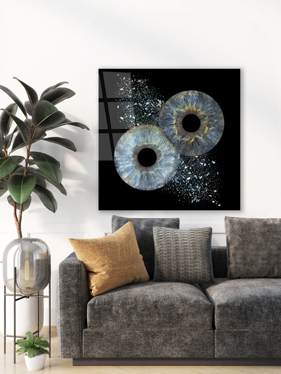 2-Persoons Collision Iris Foto Artwork Plexiglas Maxima HD