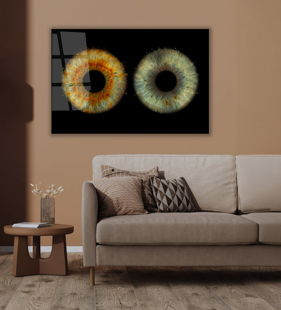 2-Persoons Koppel Iris Foto Artwork Plexiglas