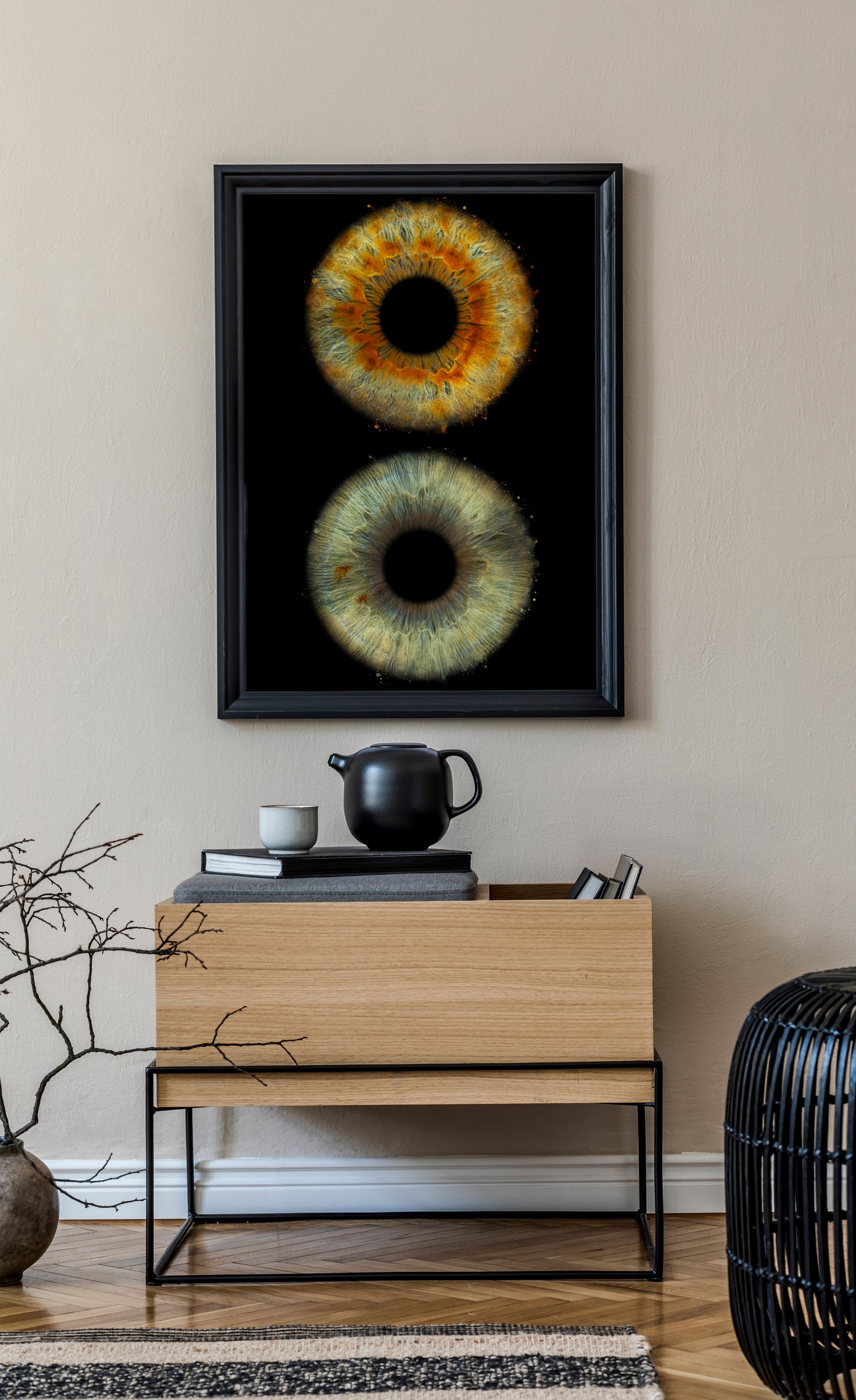 2-Persoons Iris Foto Artwork Poster