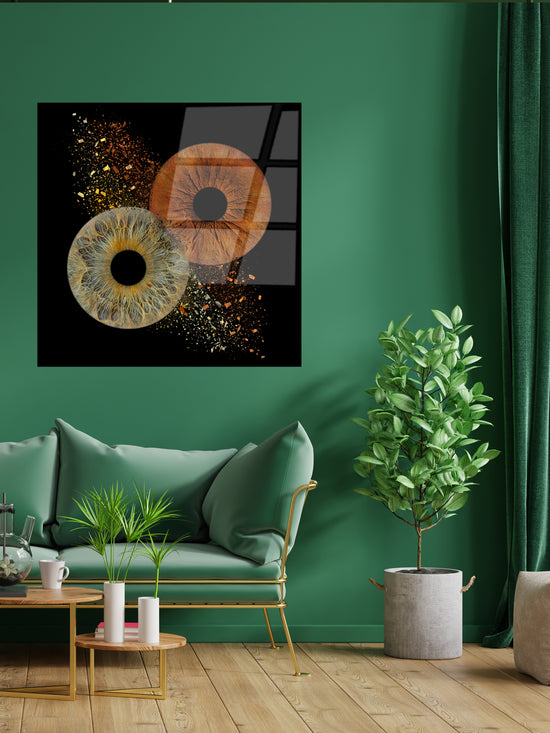 2-Persoons Collision Iris Foto Artwork Plexiglas