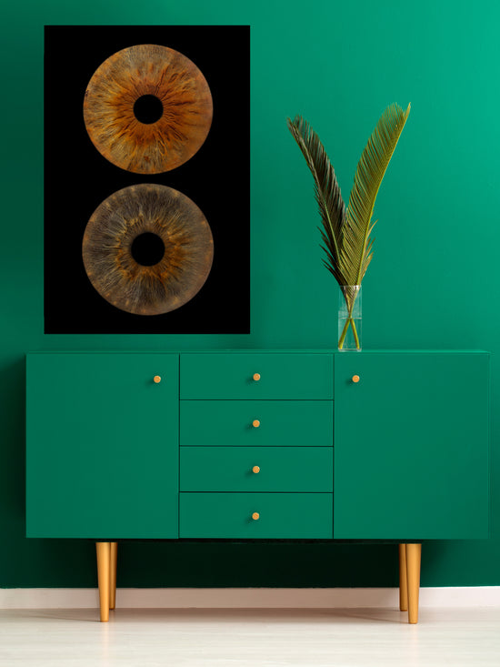 2-Persoons Iris Foto Artwork Poster