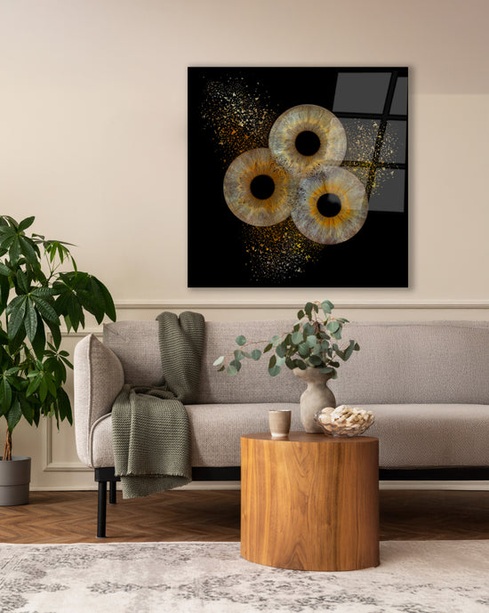 3-Persoons Collision Iris Foto Artwork Plexiglas Maxima HD