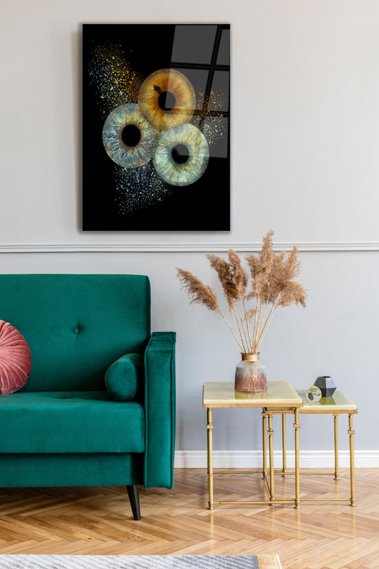 3-Persoons Collision Iris Foto Artwork Plexiglas