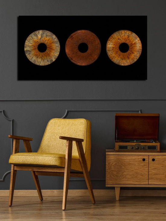 3-Persoons Iris Foto Artwork Museumglas - IrisArtwork