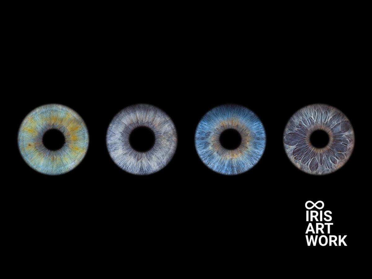 Digitaal 4-persoons Iris Artwork - IrisArtwork