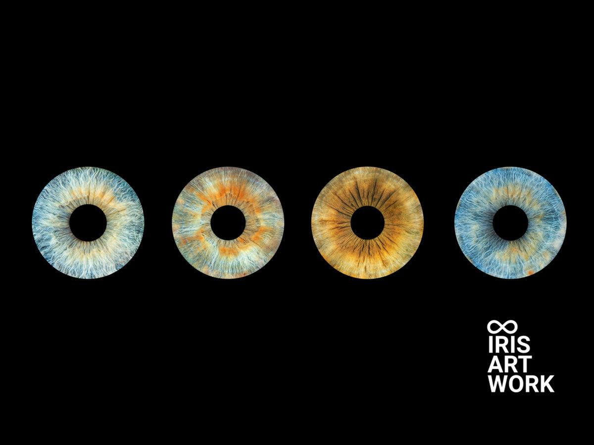 Digitaal 4-persoons Iris Artwork - IrisArtwork