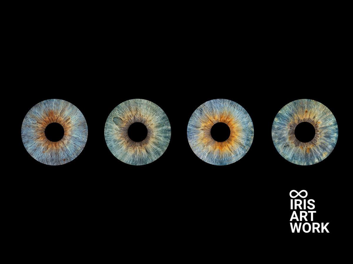 Digitaal 4-persoons Iris Artwork - IrisArtwork