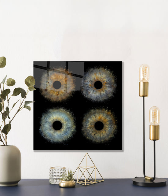 4-Persoons Iris Foto Artwork Plexiglas