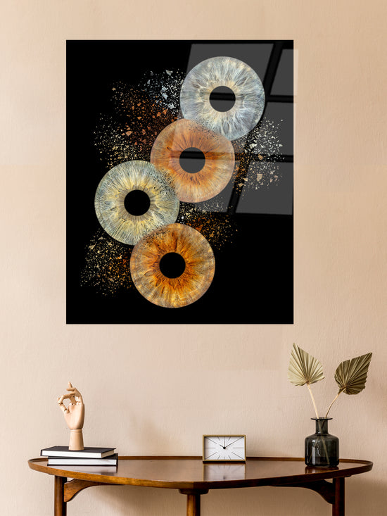 4-Persoons Collision Iris Foto Artwork Plexiglas