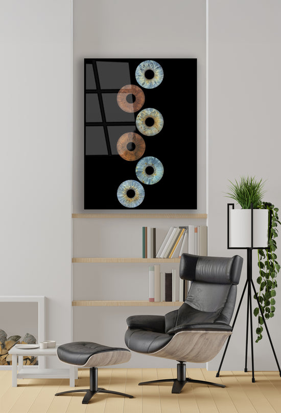 6-Persoons Iris Artwork Plexiglas