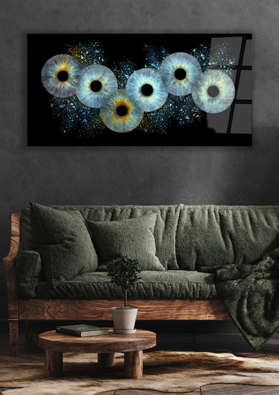 6-Persoons Collision Iris Foto Artwork Plexiglas