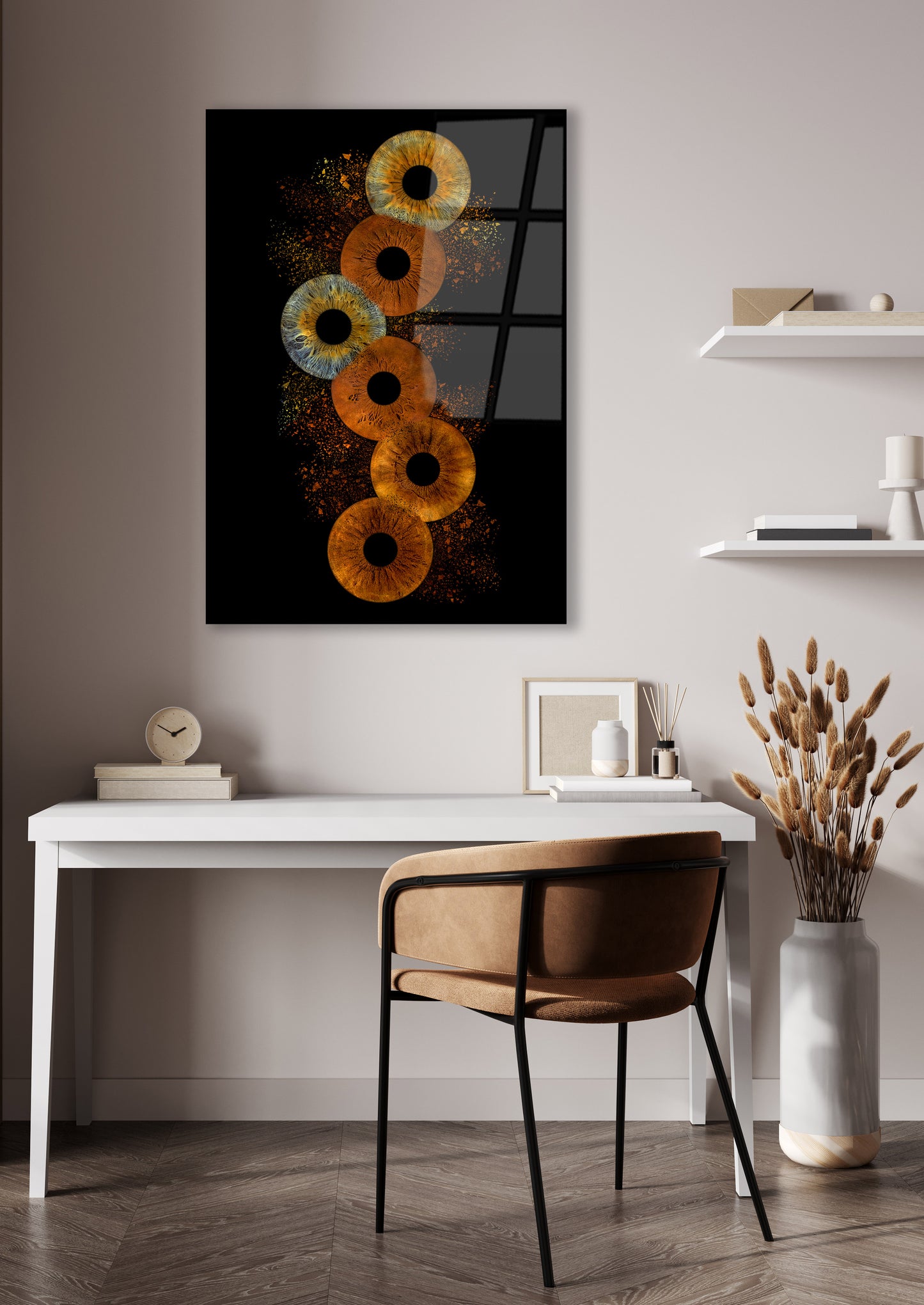 6-Persoons Collision Iris Foto Artwork Plexiglas Maxima HD