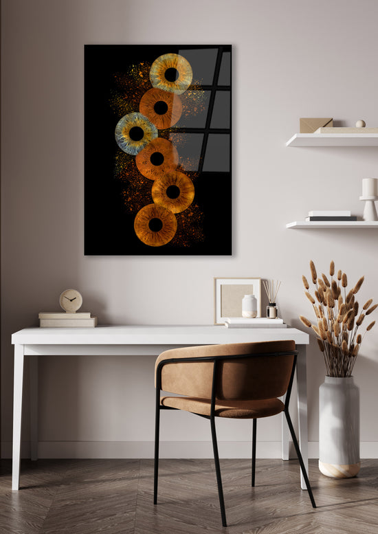 6-Persoons Collision Iris Foto Artwork Plexiglas Maxima HD