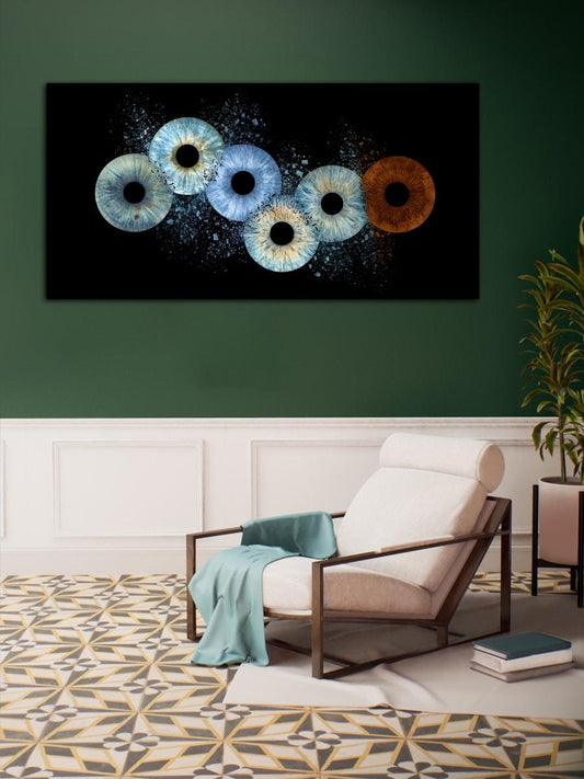 6-Persoons Collision Iris Artwork op Fotopapier - IrisArtwork