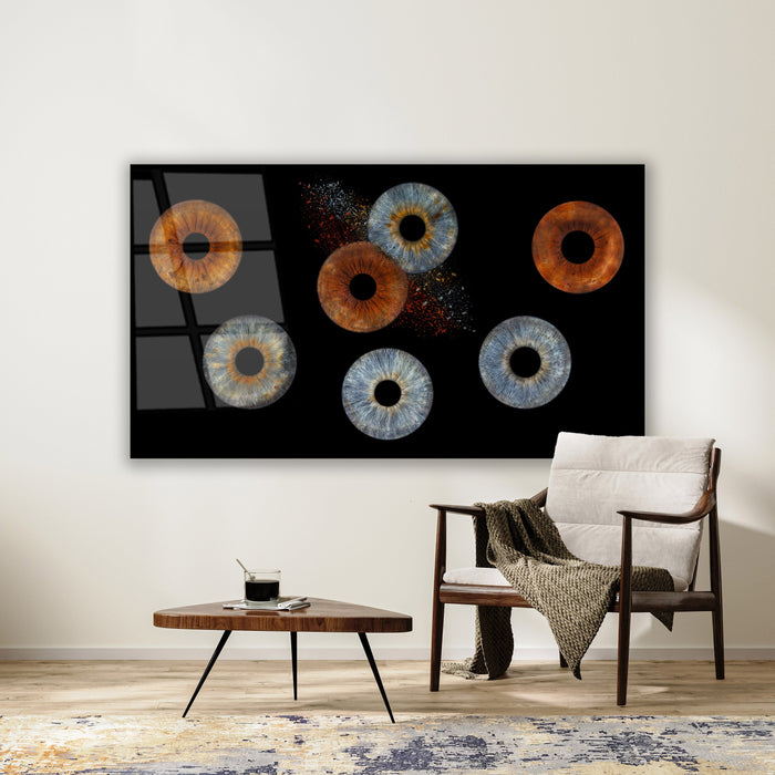 7-Persoons  Collision Iris Artwork Plexiglas IrisArtwork