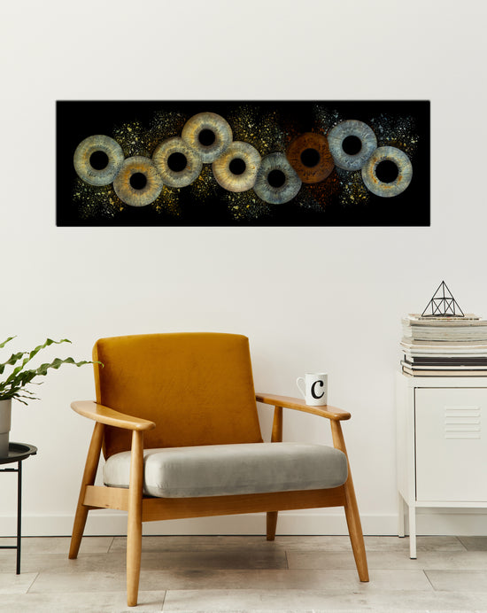 9-Persoons Iris Artwork Museumglas