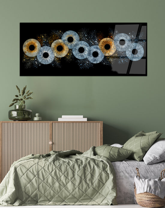 9-Persoons Iris Artwork Plexiglas