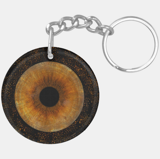 Iris Artwork Sleutelhanger – Acryl Rond IrisArtwork