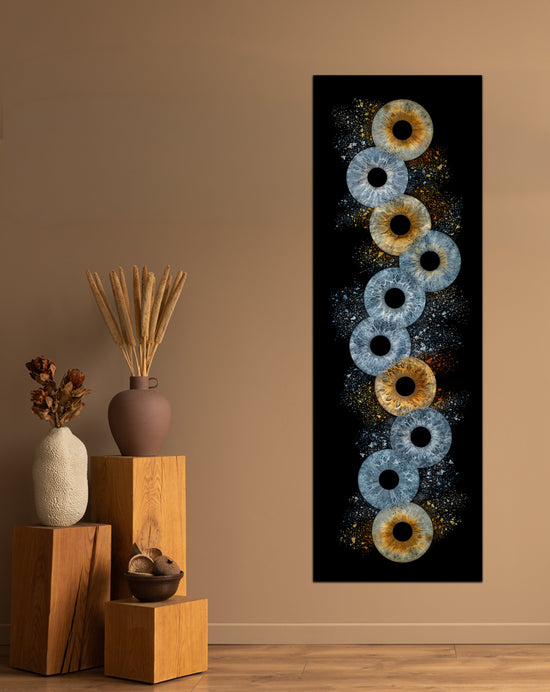 10-Persoons Collision Iris Foto Artwork Museumglas IrisArtwork